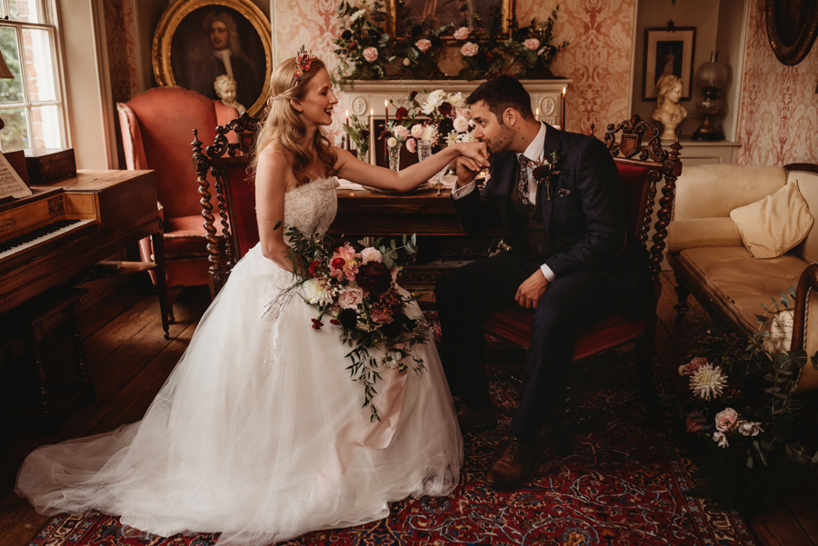 Traditional Country House Christmas Wedding in Cambridgeshire