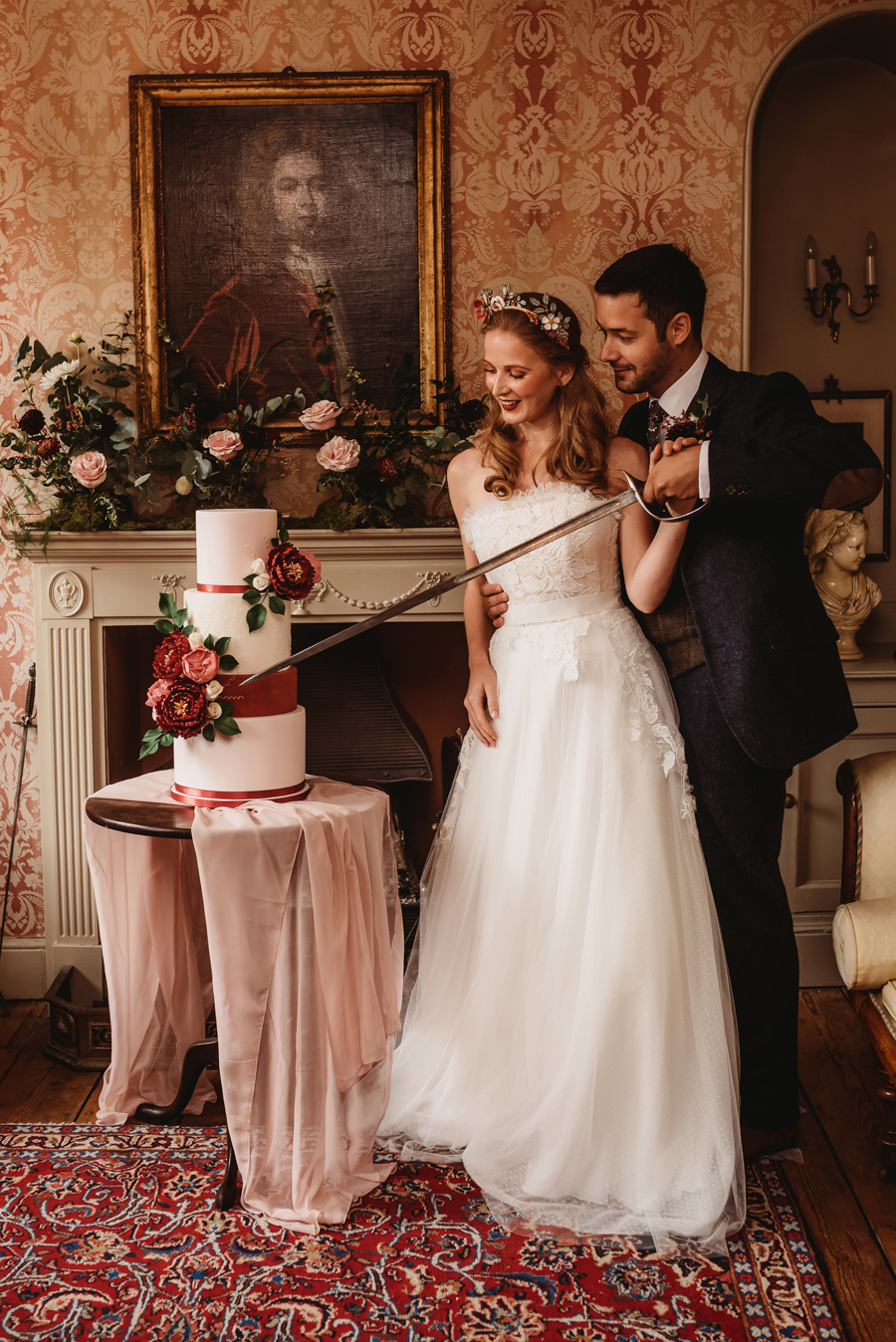 Traditional Country House Christmas Wedding in Cambridgeshire