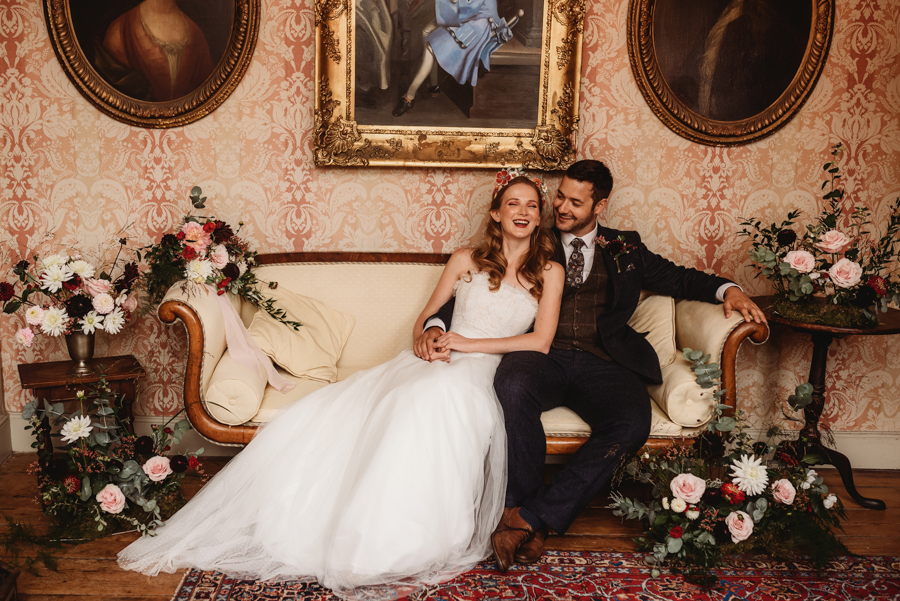 Traditional Country House Christmas Wedding in Cambridgeshire