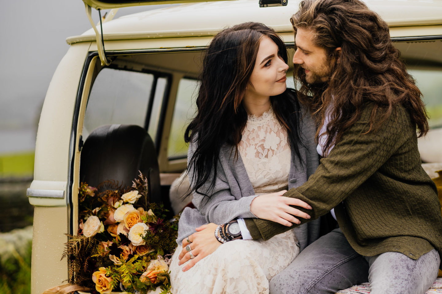 Romantic Intimate Elopement at Saddleworth Moor Yorkshire