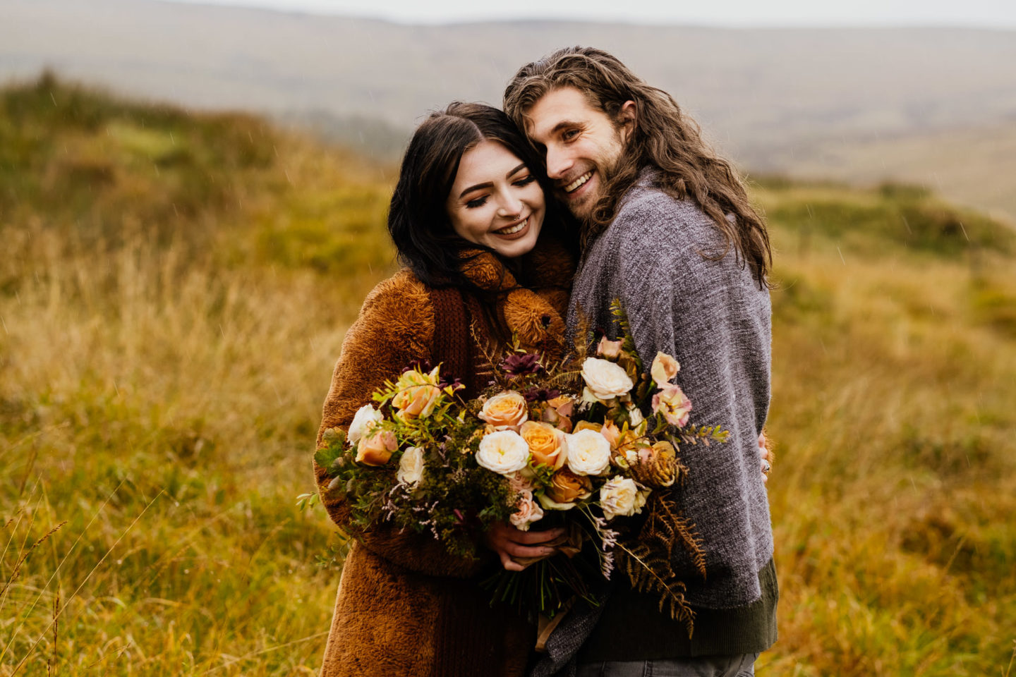 Romantic Intimate Elopement at Saddleworth Moor Yorkshire