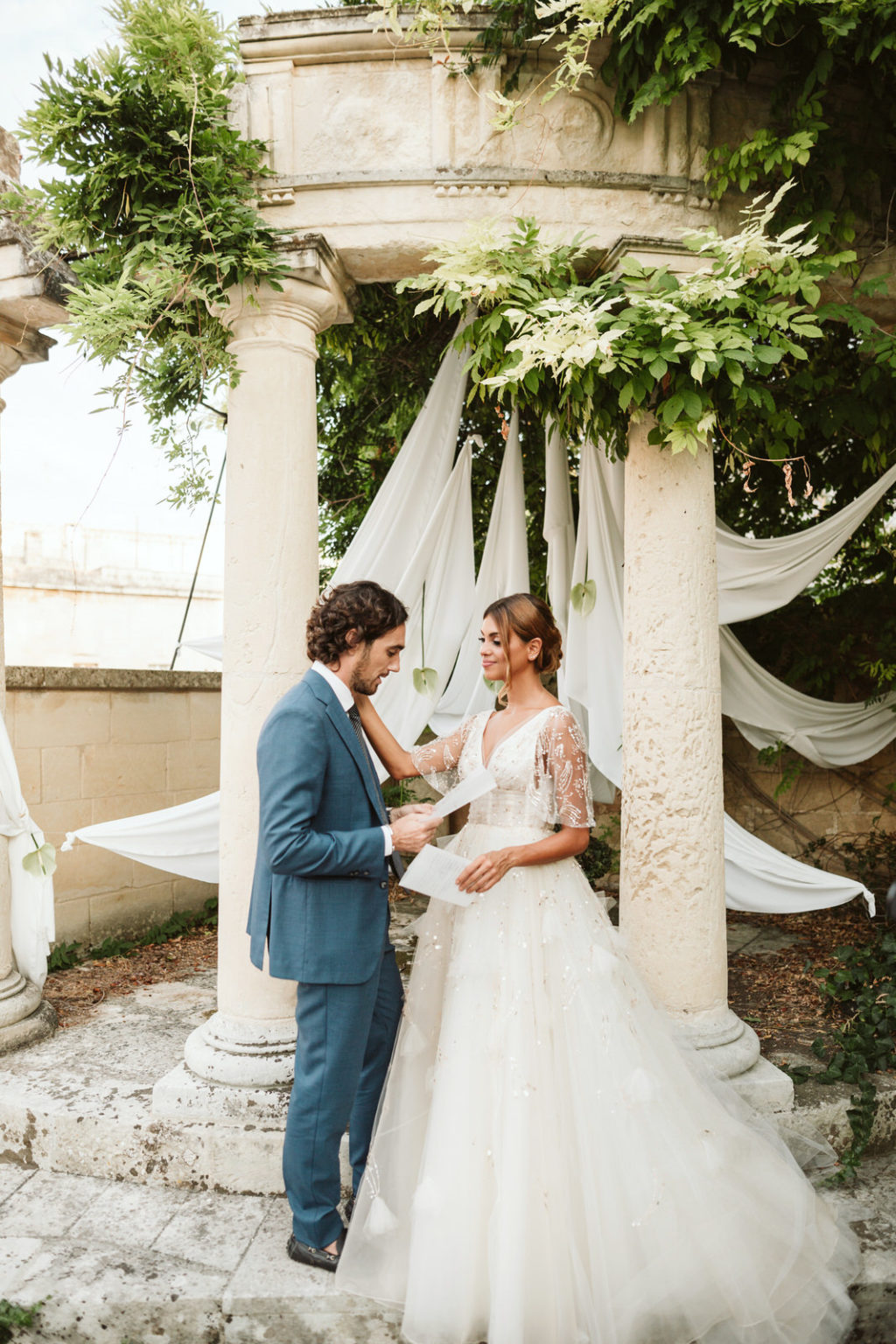 Italian Wedding With Modern Baroque Vibes in Puglia, Italy