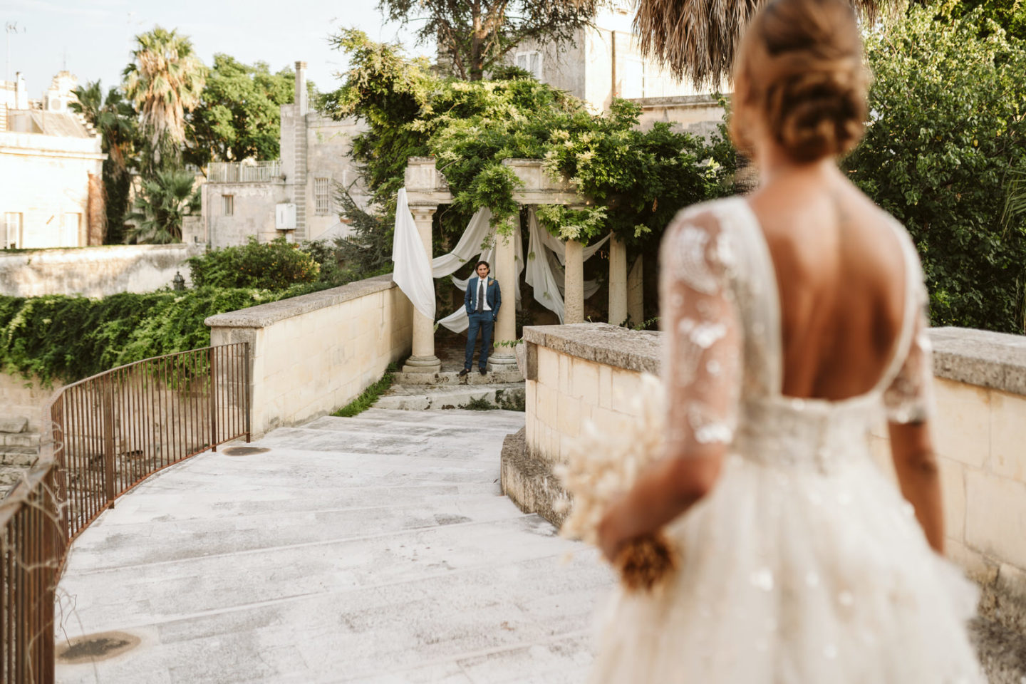 Italian Wedding With Modern Baroque Vibes in Puglia, Italy