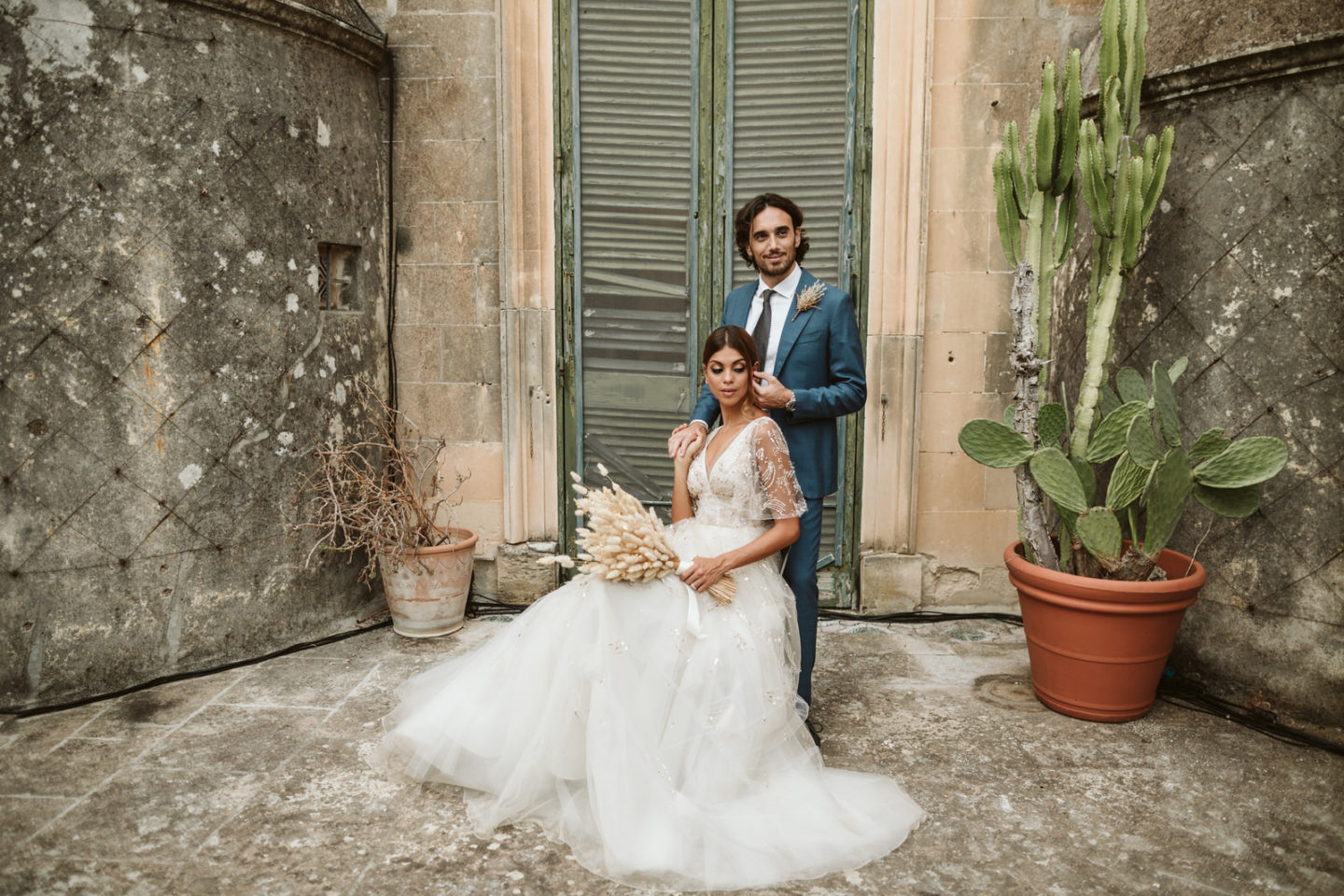 Italian Wedding With Modern Baroque Vibes in Puglia, Italy