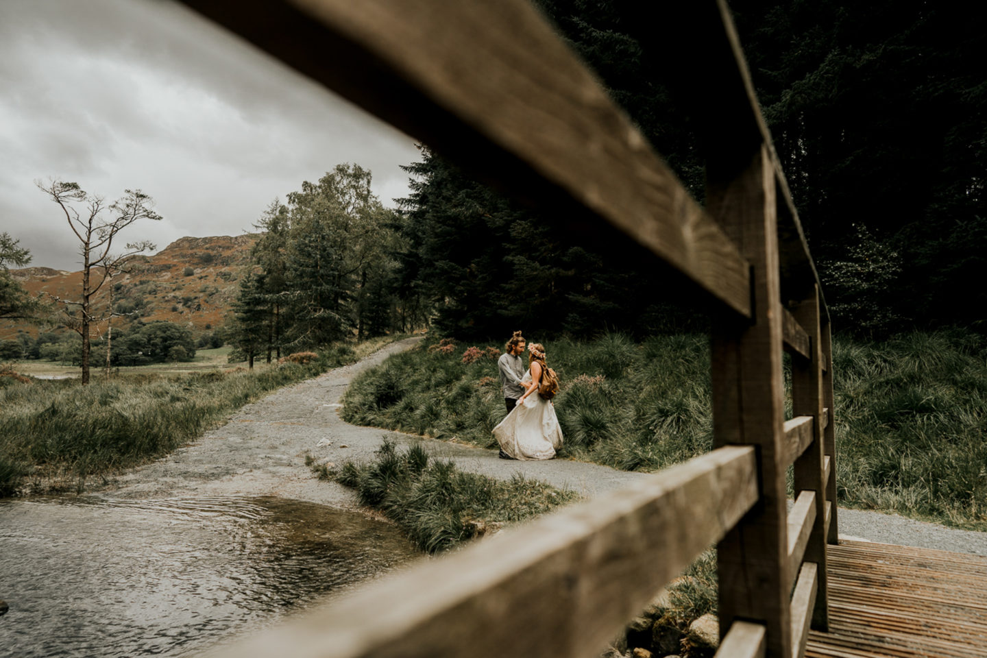 Intimate Lake District Wedding With A Vintage Campervan and Folklore Vibe