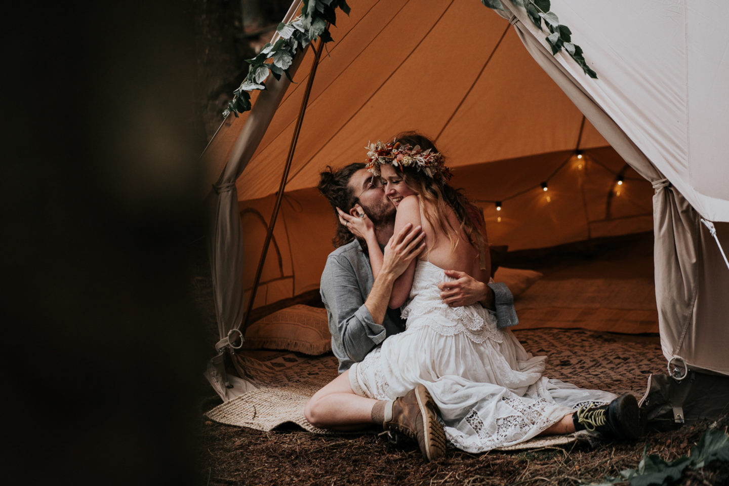 Intimate Lake District Wedding With A Vintage Campervan and Folklore Vibe