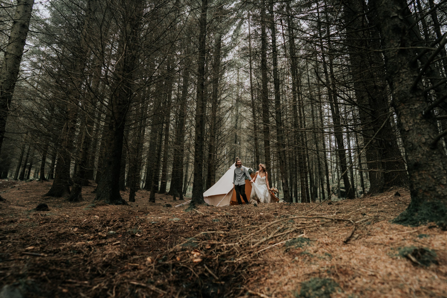 Intimate Lake District Wedding With A Vintage Campervan and Folklore Vibe