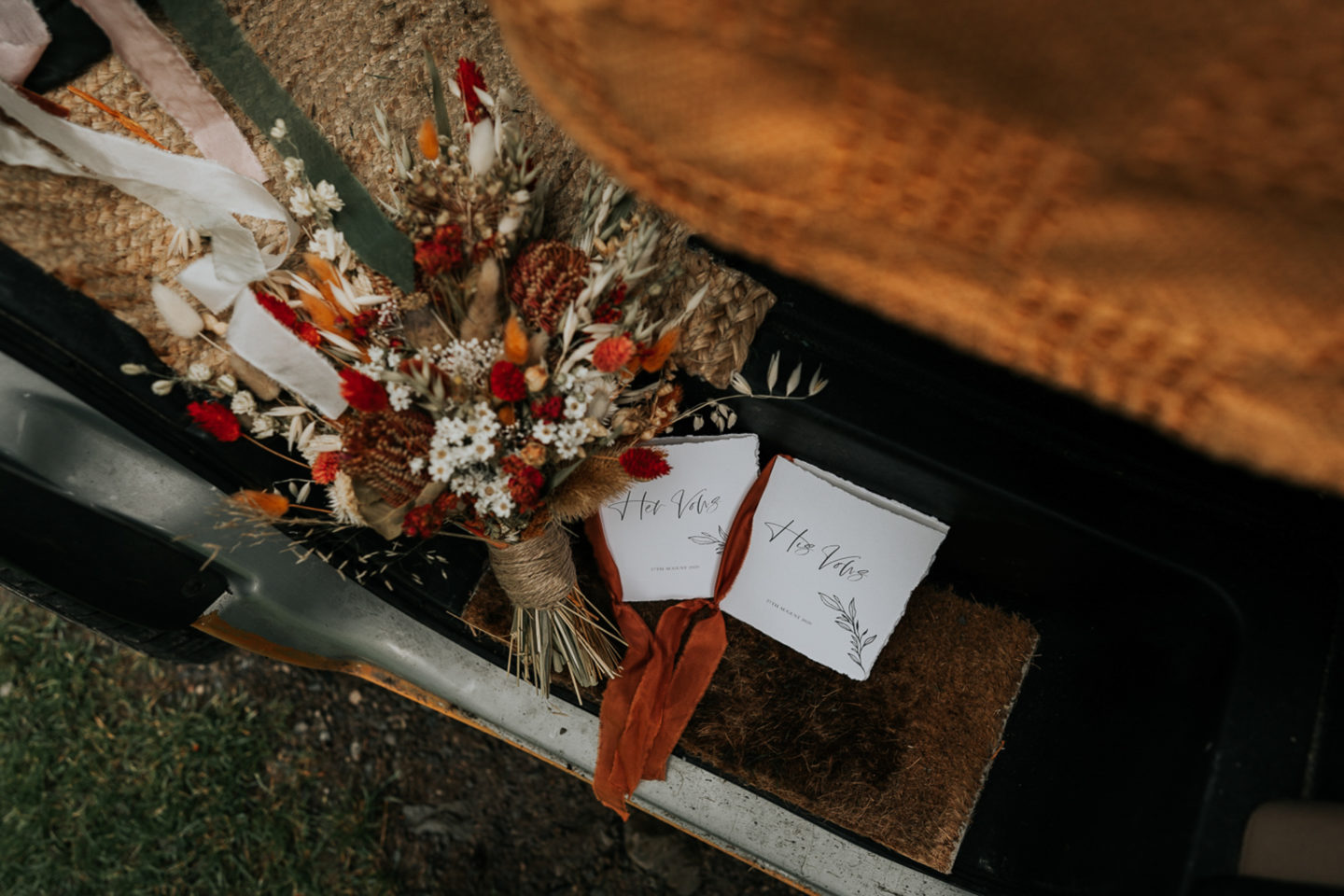 Intimate Lake District Wedding With A Vintage Campervan and Folklore Vibe