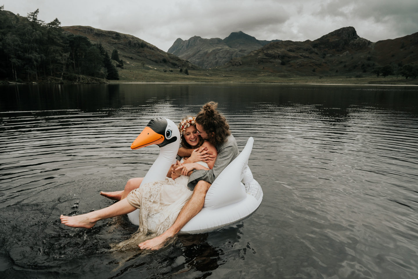 Intimate Lake District Wedding With A Vintage Campervan and Folklore Vibe