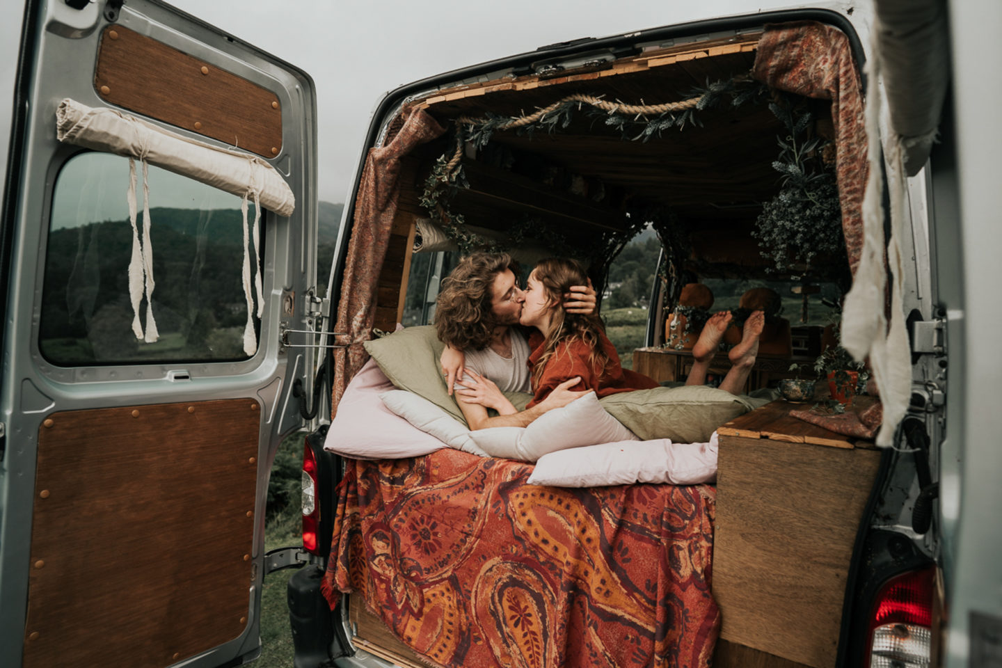 Intimate Lake District Wedding With A Vintage Campervan and Folklore Vibe