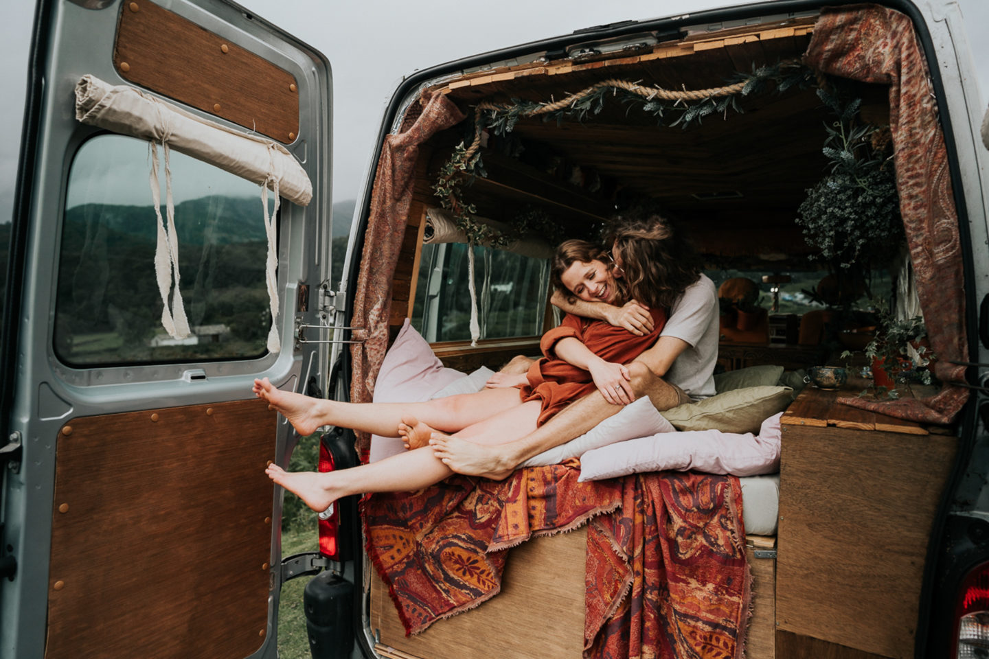 Intimate Lake District Wedding With A Vintage Campervan and Folklore Vibe