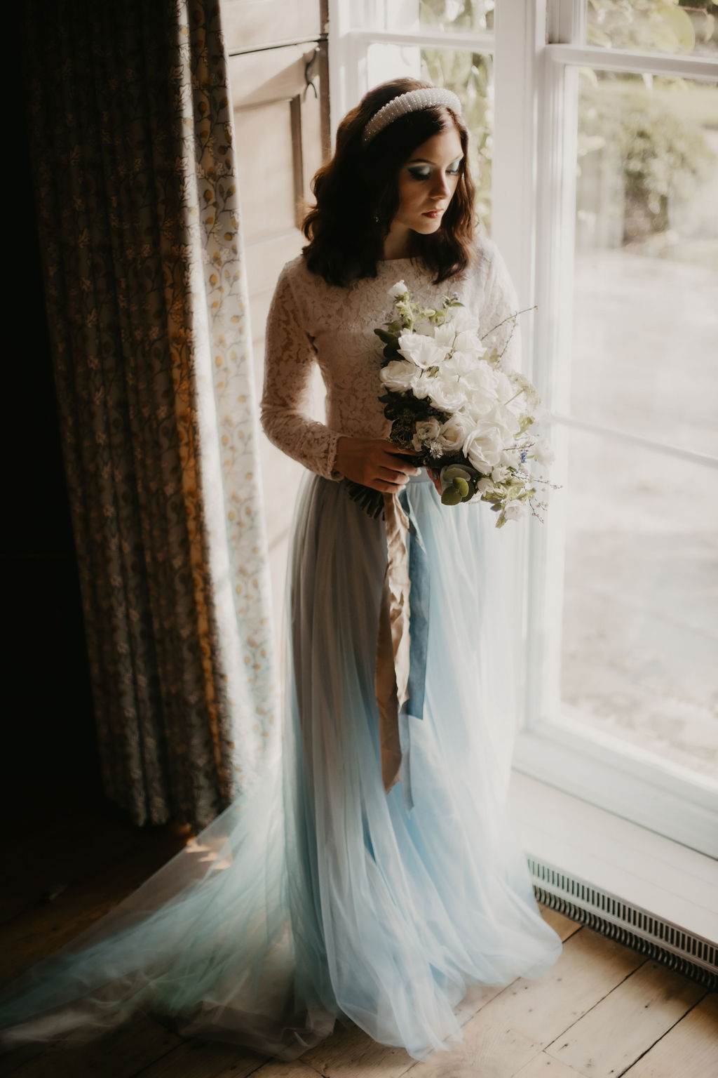 Grown Up Glam Frozen Winter Wedding Inspiration At Pelham House, East Sussex