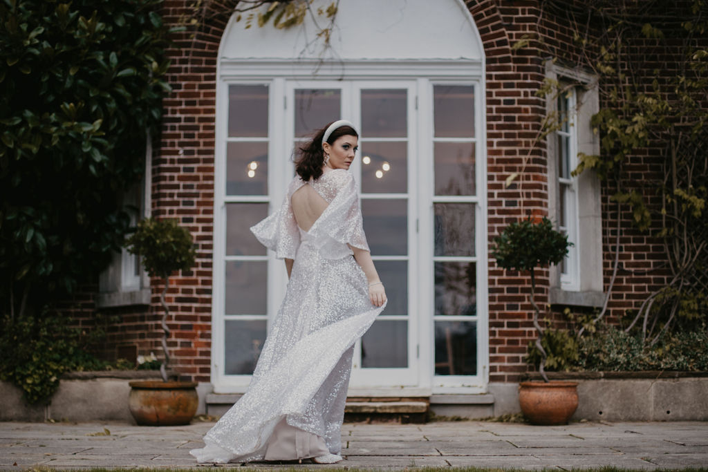 Grown Up Glam Frozen Winter Wedding Inspiration At Pelham House, East Sussex