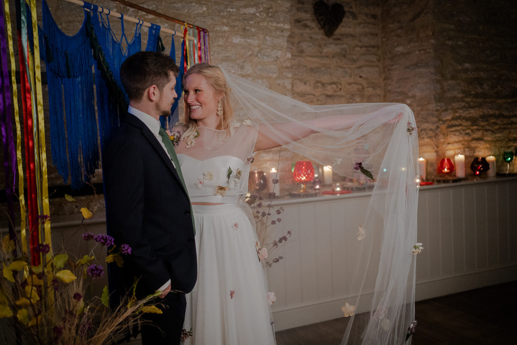 Colour Pop Wedding With Vintage Touches at Wick Farm Bath, Somerset