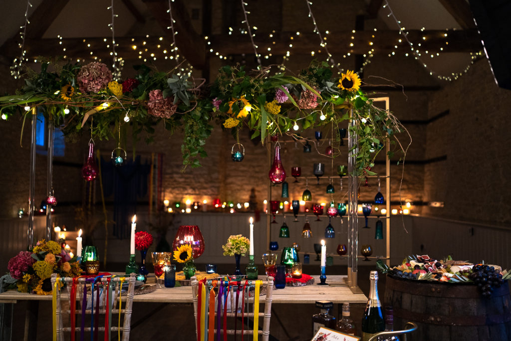 Colour Pop Wedding With Vintage Touches at Wick Farm Bath, Somerset