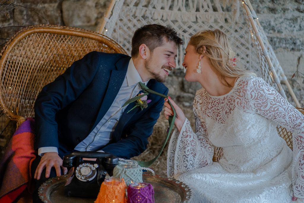 Colour Pop Wedding With Vintage Touches at Wick Farm Bath, Somerset