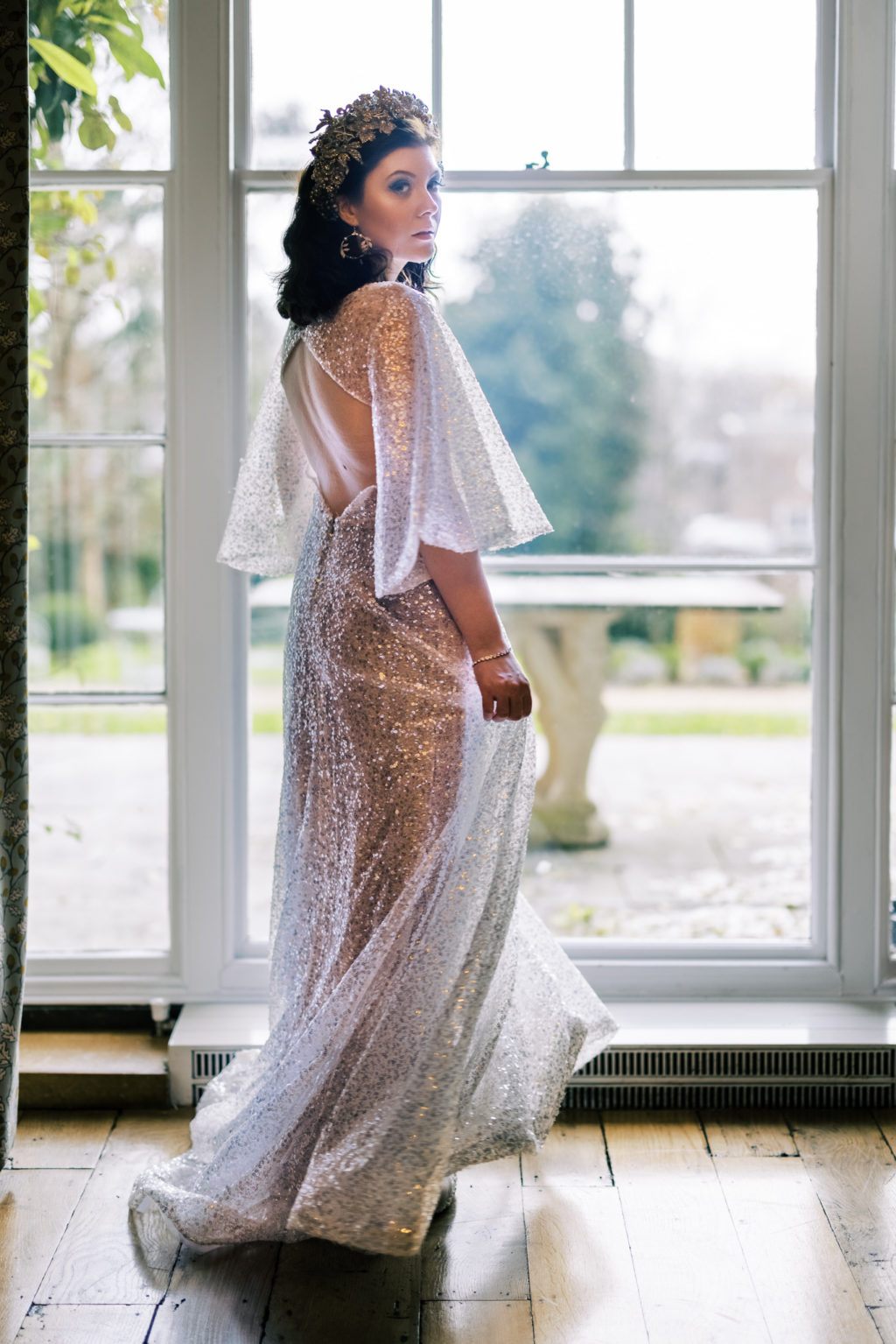 Grown Up Glam Frozen Winter Wedding Inspiration At Pelham House, East Sussex