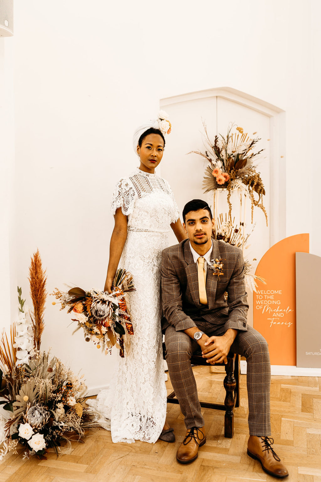 Cool Bride Style With Poppy Perspective Wedding Dress At The Old Library, Birmingham