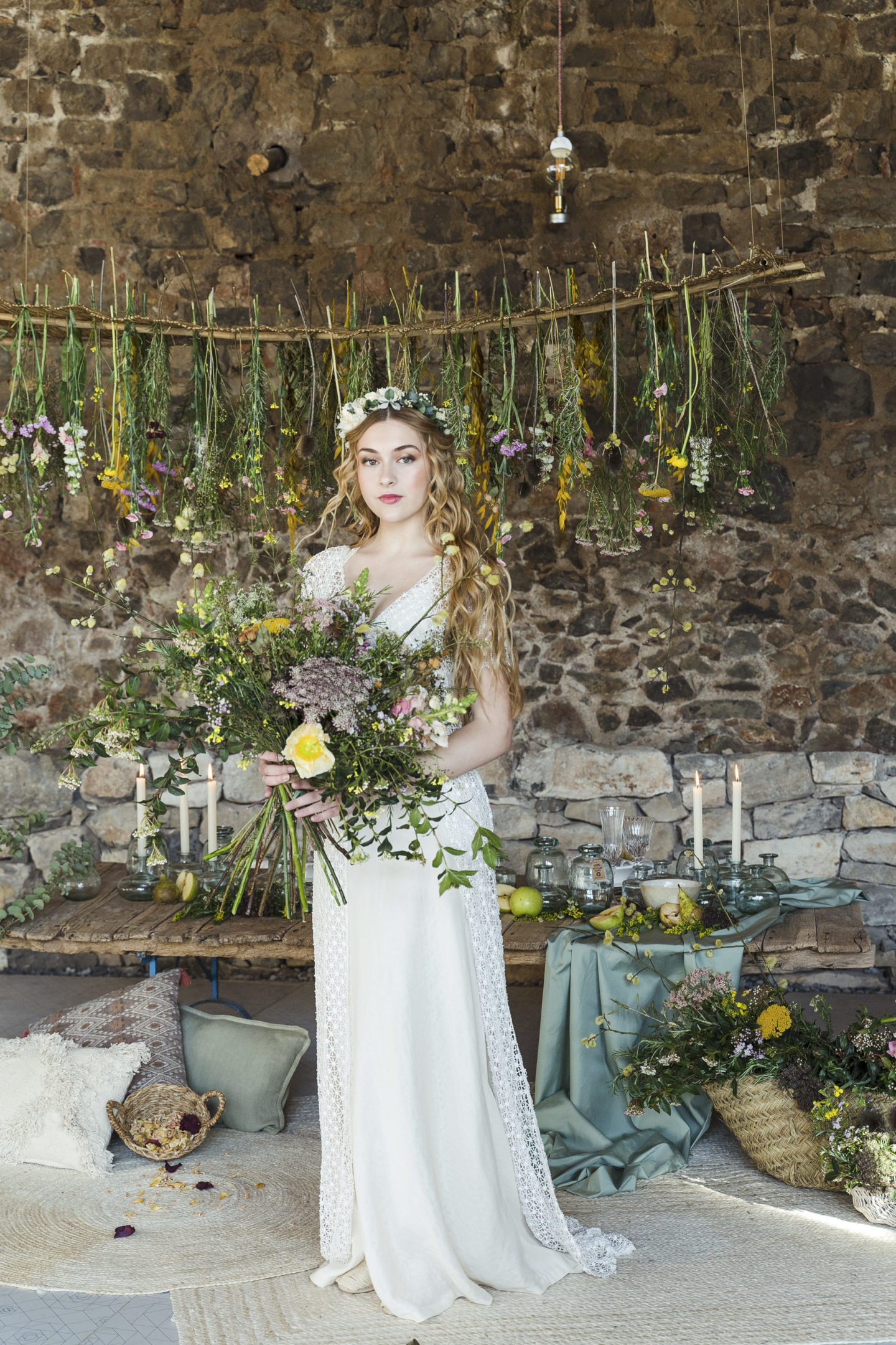 Ethical Wedding Inspiration With Sandra Jorda Dress In Barcelona, Spain