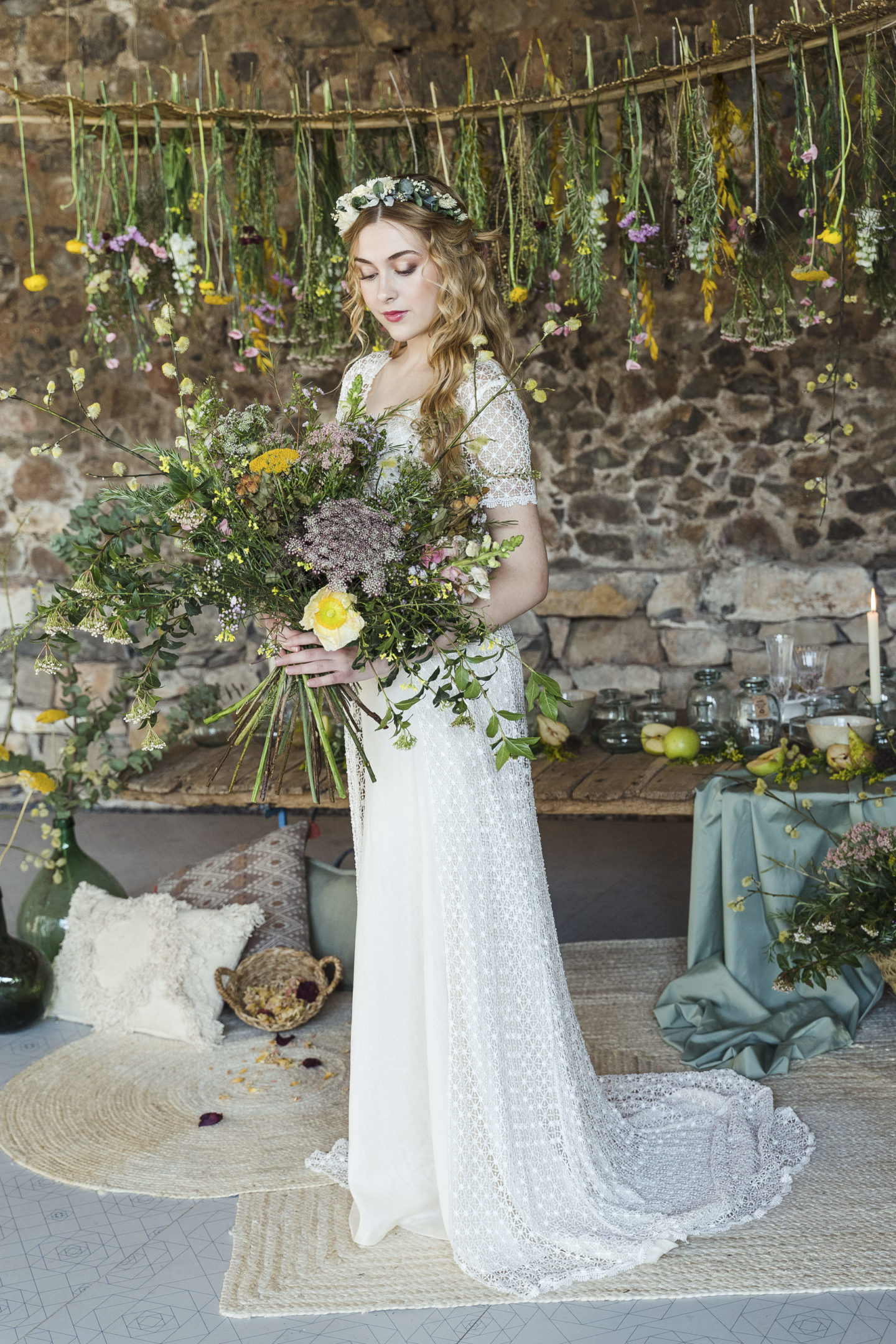 Ethical Wedding Inspiration With Sandra Jorda Dress In Barcelona, Spain