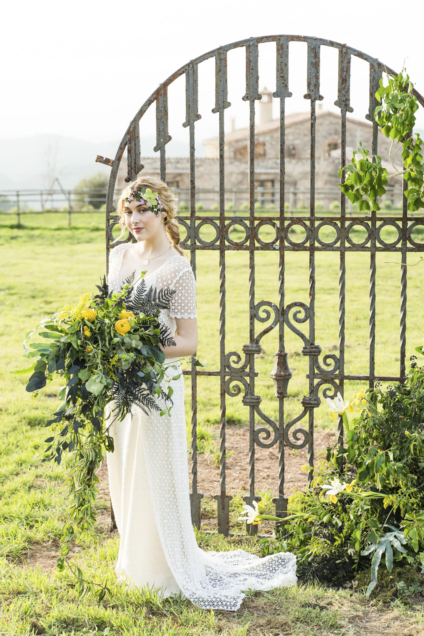 Ethical Wedding Inspiration With Sandra Jorda Dress In Barcelona, Spain