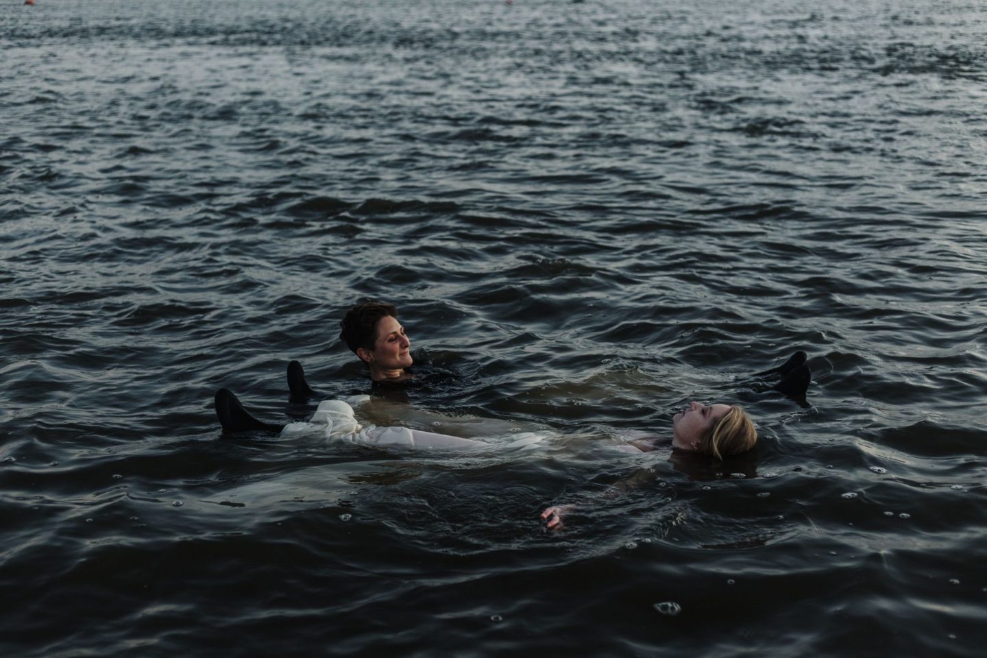 Wild and Free Intimate Elopement At Lake Pier, Dorset