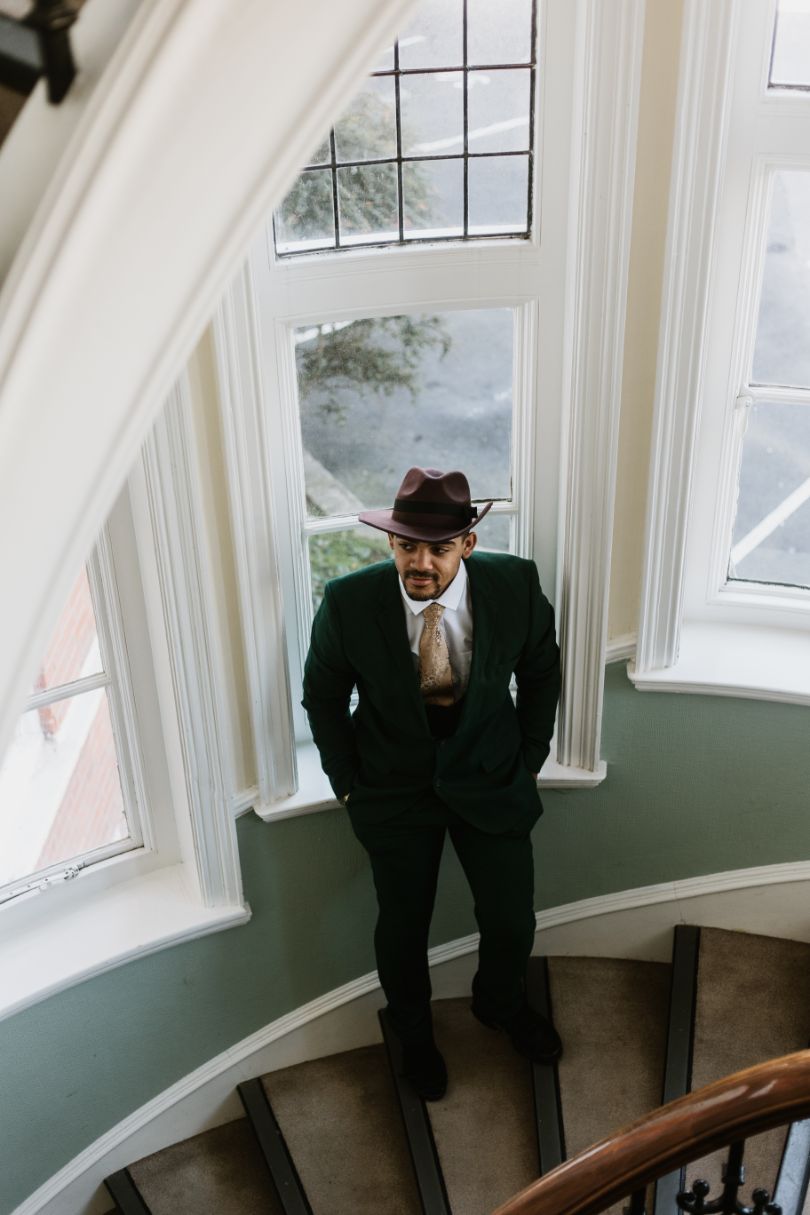 Intimate Elopement With Ballgown Wedding Dress At Portland Bill, Dorset