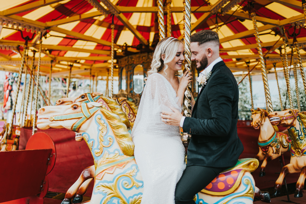 Fairground Wedding With Pastel Styling At Dreamland, Margate