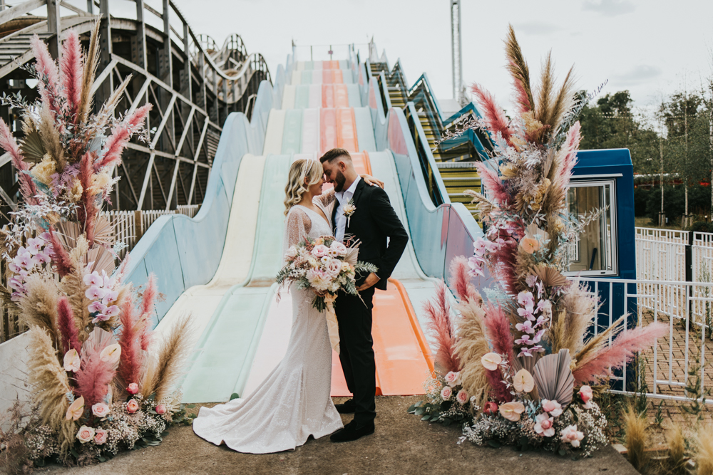 Fairground Wedding With Pastel Styling At Dreamland, Margate