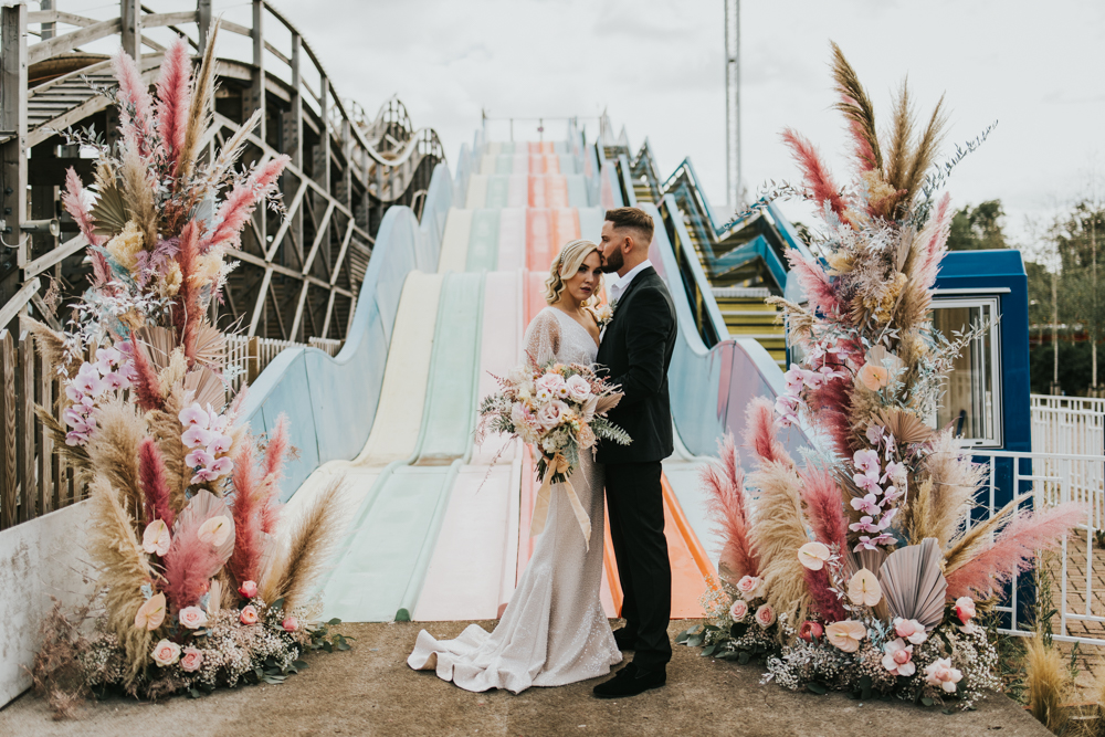 Fairground Wedding With Pastel Styling At Dreamland, Margate