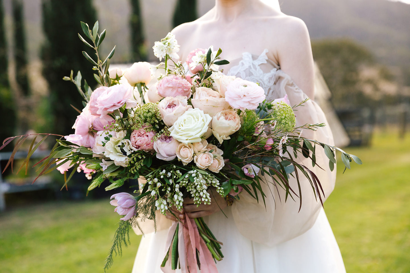 Romantic Vineyard Wedding Inspiration At Sarabah Estate Winery, Australia