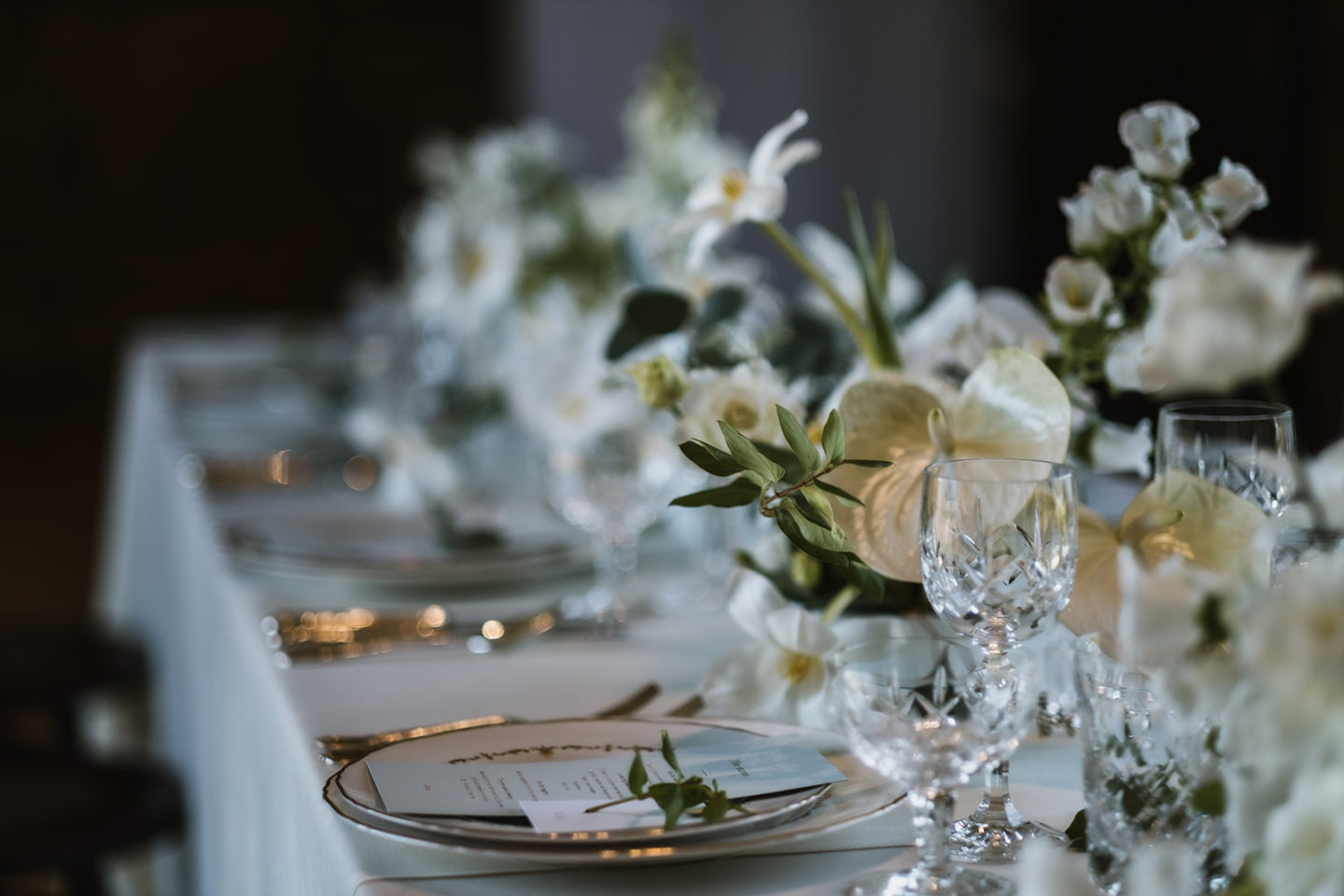 Intimate Wedding With Gold and Green Luxury Styling At Hendall Manor Barns, Sussex