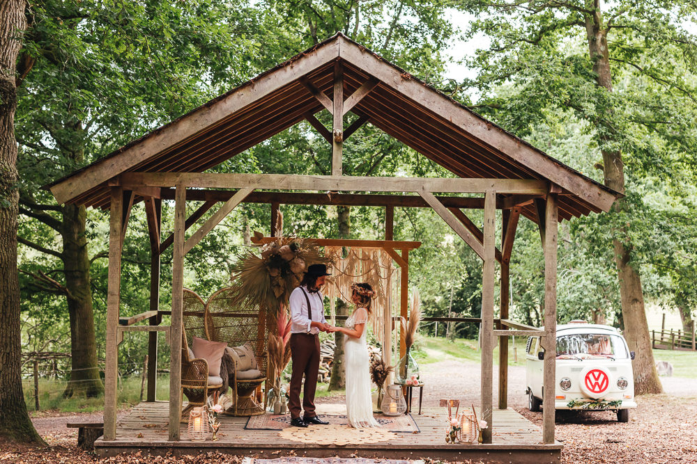 Outdoor Wedding With Boho Vibes At Wasing Park Estate, Berkshire