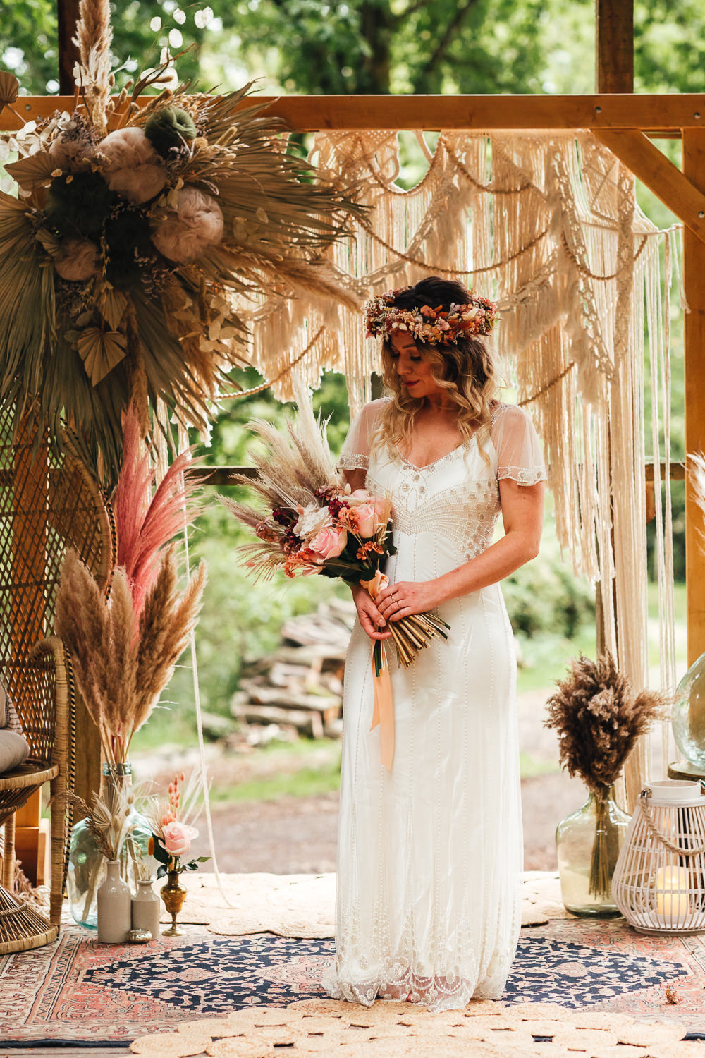 Outdoor Wedding With Boho Vibes At Wasing Park Estate, Berkshire