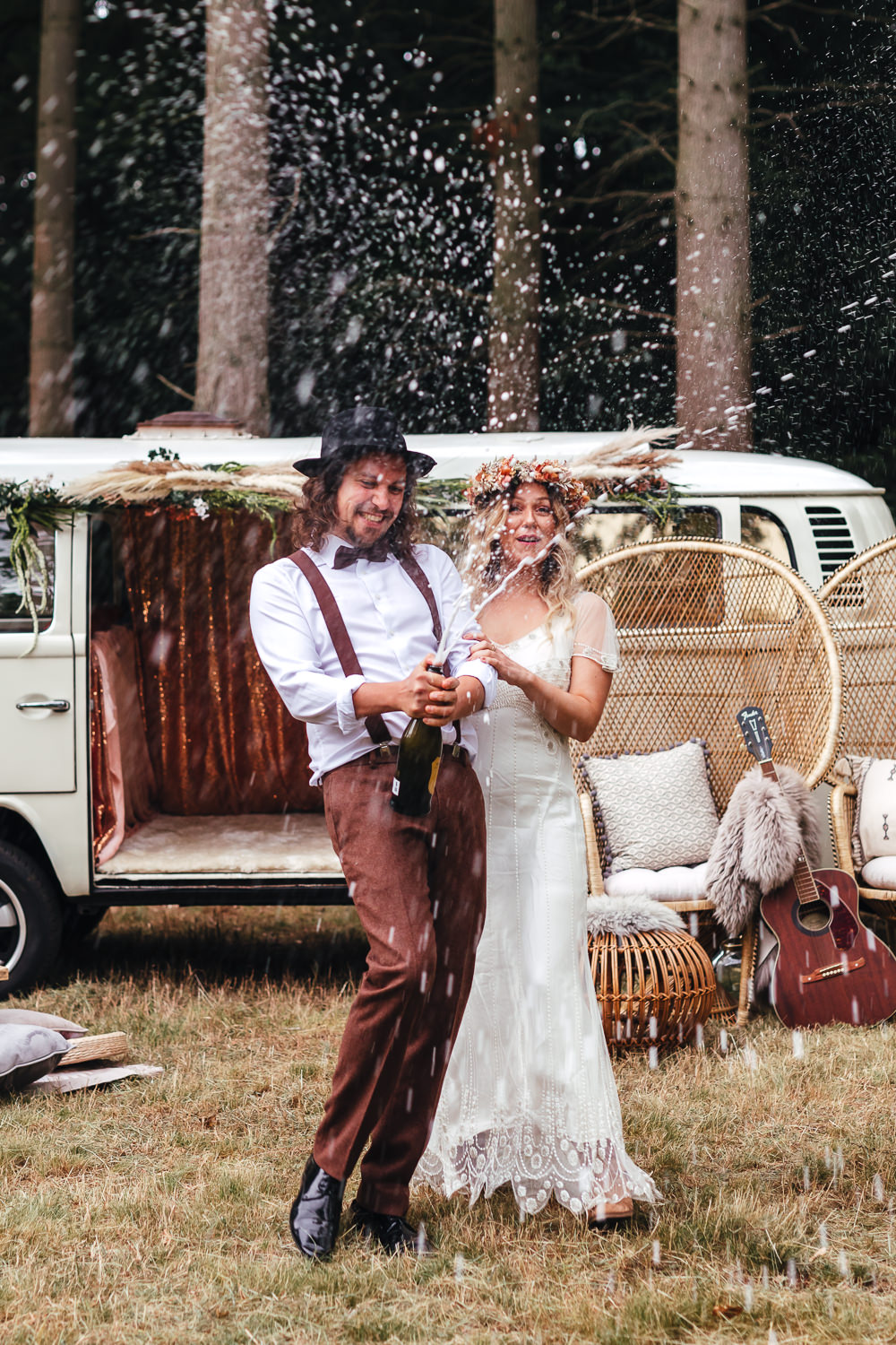 Outdoor Wedding With Boho Vibes At Wasing Park Estate, Berkshire