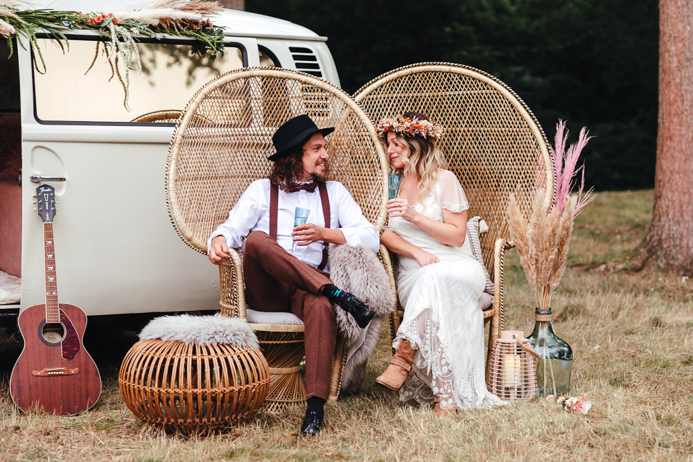 Outdoor Wedding With Boho Vibes At Wasing Park Estate, Berkshire