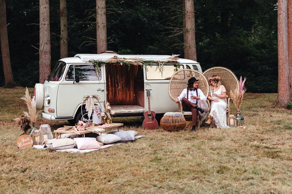 Outdoor Wedding With Boho Vibes At Wasing Park Estate, Berkshire