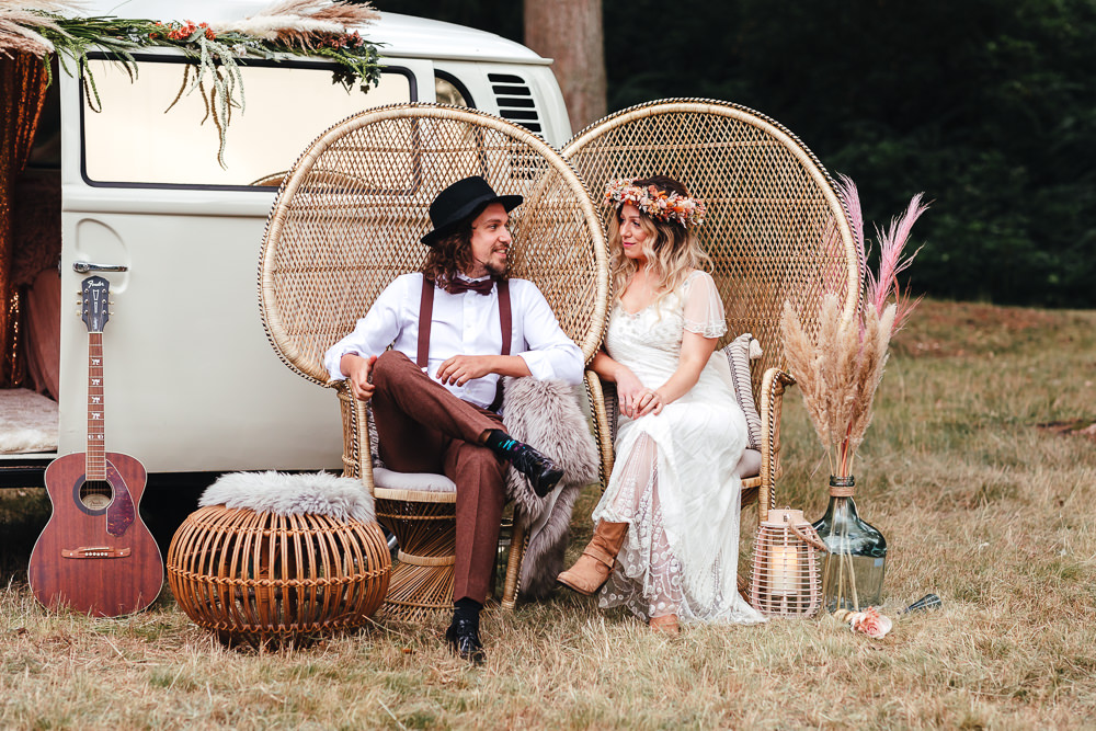 Outdoor Wedding With Boho Vibes At Wasing Park Estate, Berkshire