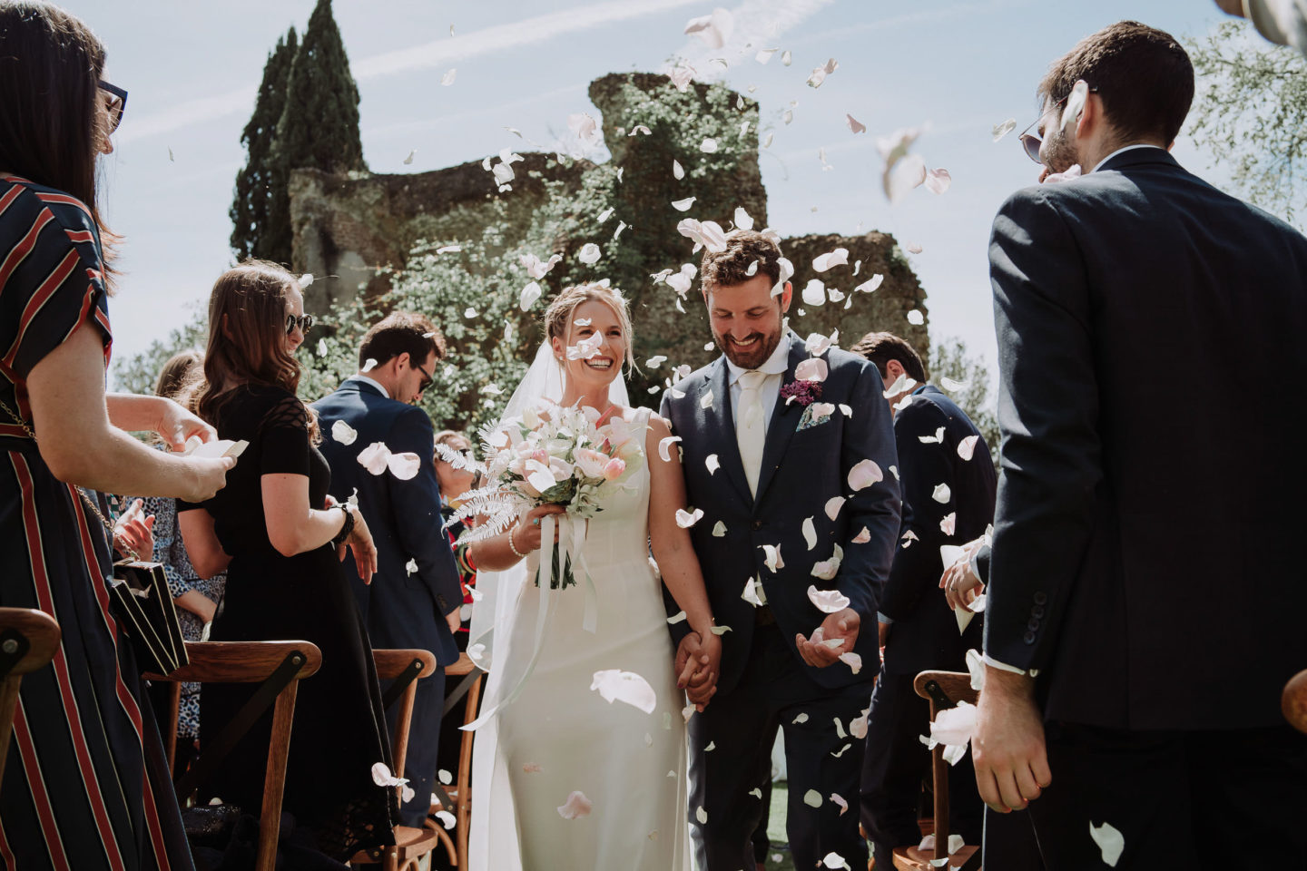 Italian Wedding With Alfresco Dining At Torrecchia Vecchia, Lazio