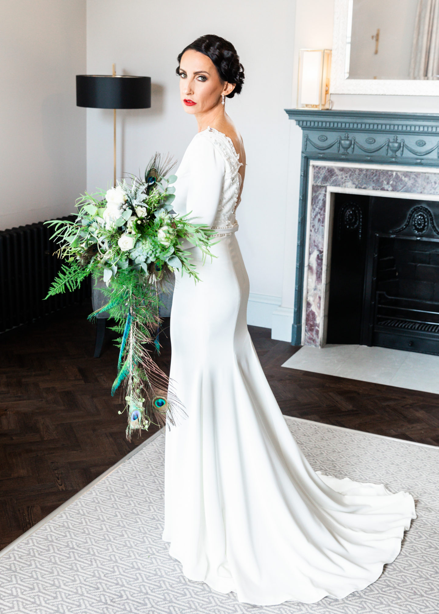 Wedding With Art Deco Style at Saltmarshe Hall, Yorkshire