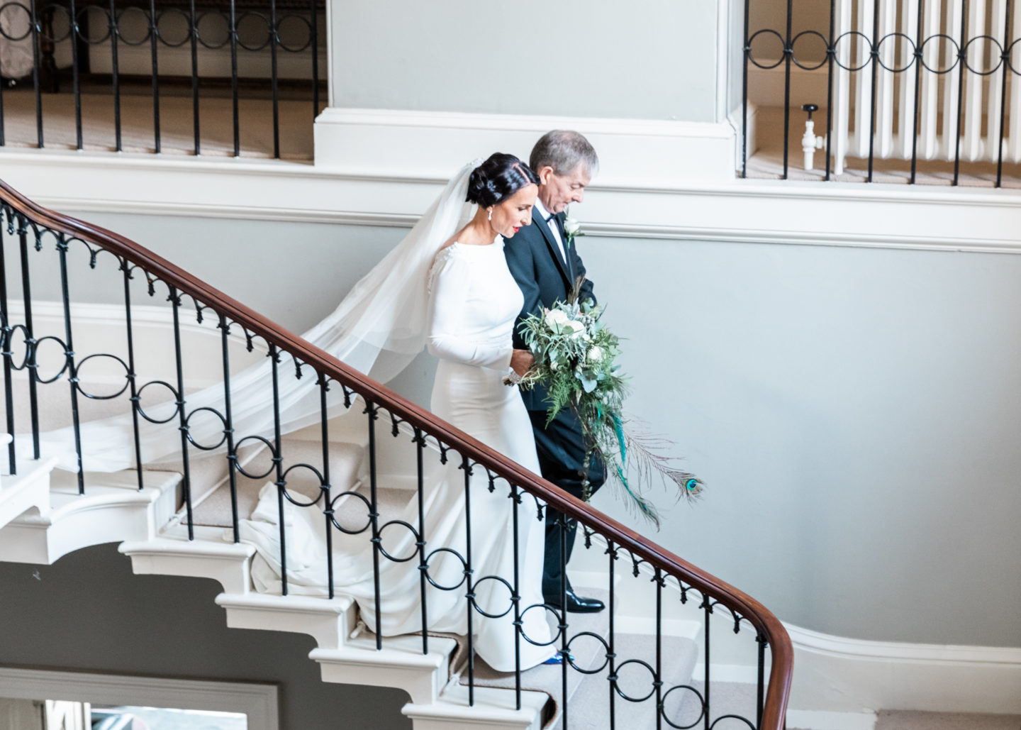 Wedding With Art Deco Style at Saltmarshe Hall, Yorkshire