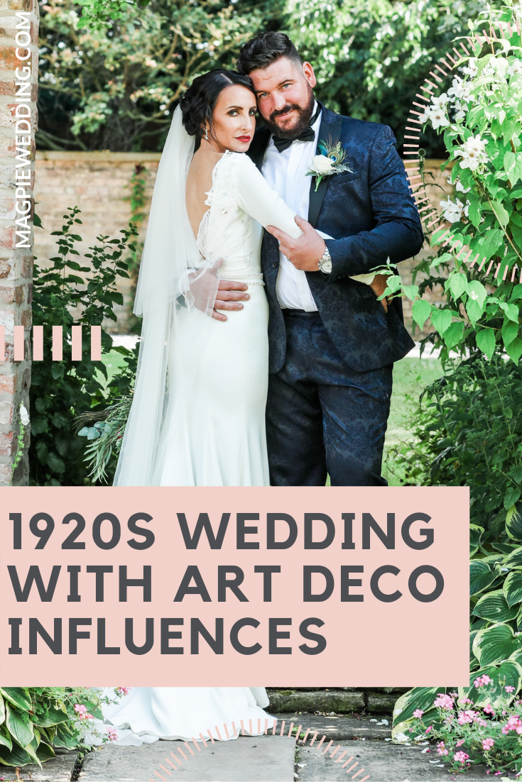 1920s Wedding With Art Deco Style at Saltmarshe Hall, Yorkshire