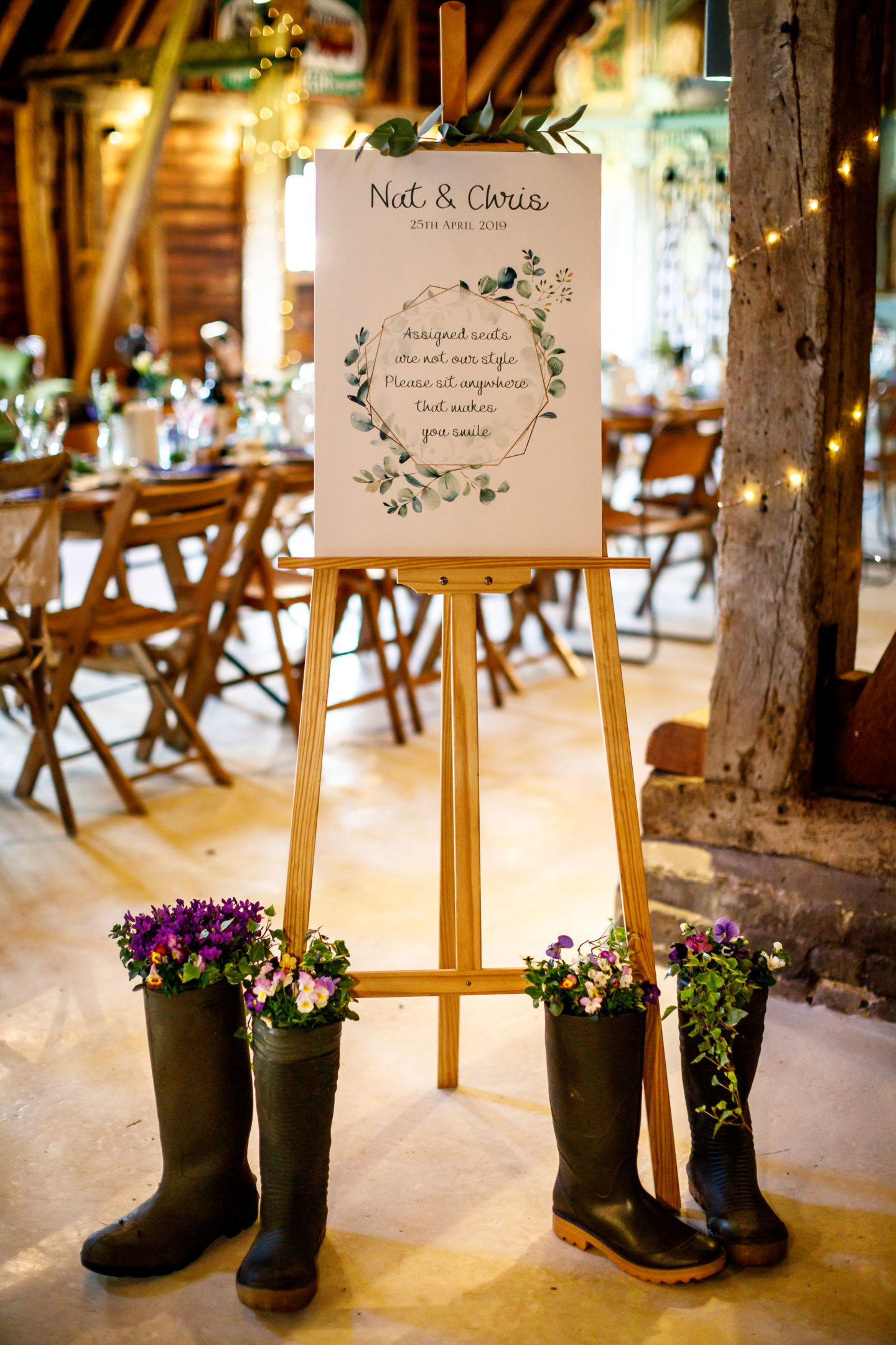 Rustic Chic Bluebell Inspired Wedding At Preston Court Kent