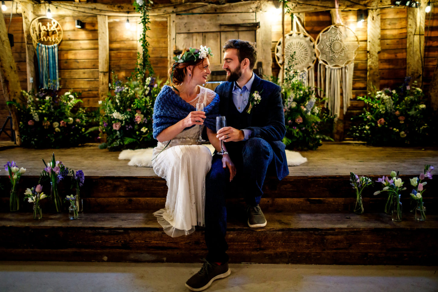 Rustic Chic Bluebell Inspired Wedding At Preston Court Kent