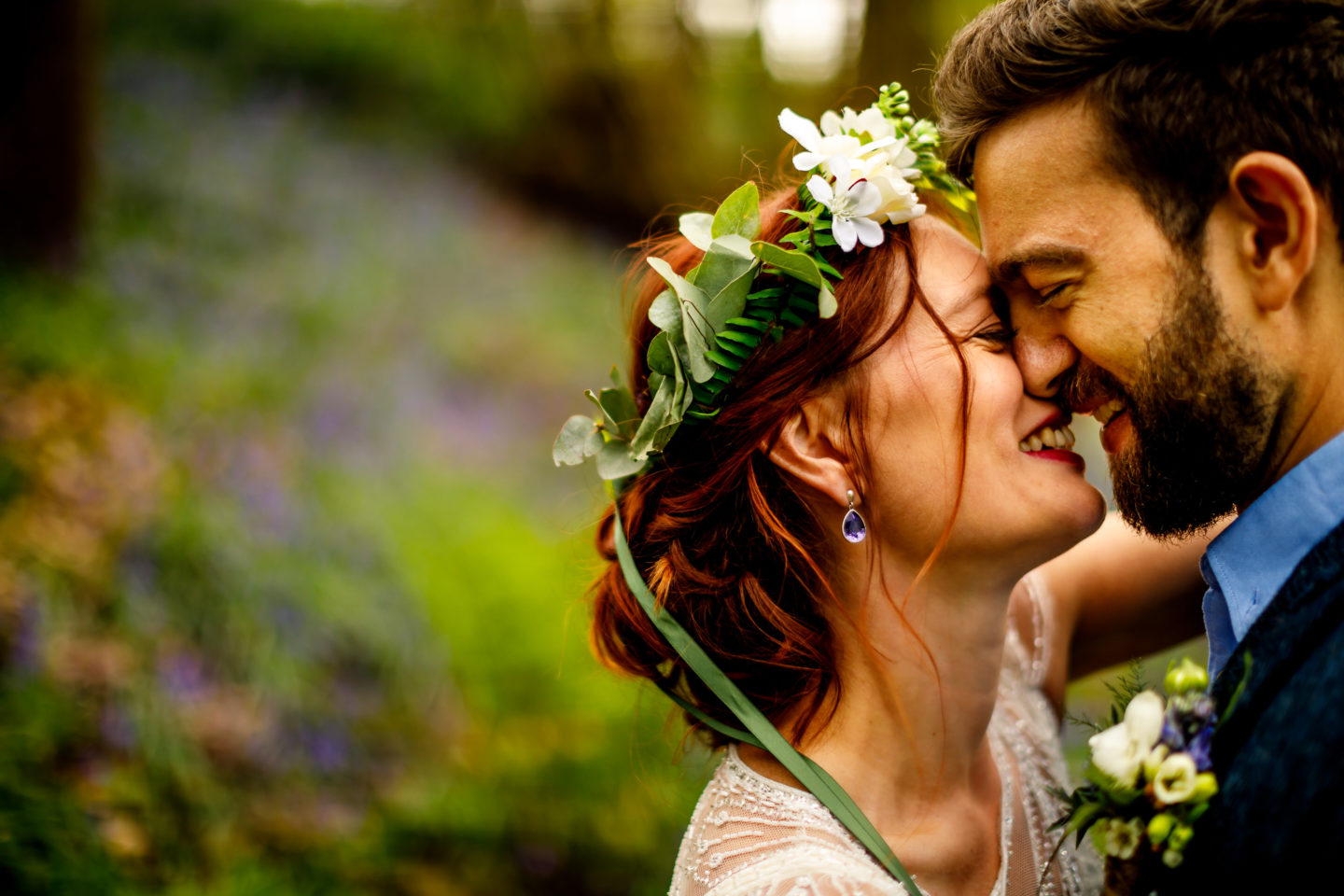 Rustic Chic Bluebell Inspired Wedding At Preston Court Kent