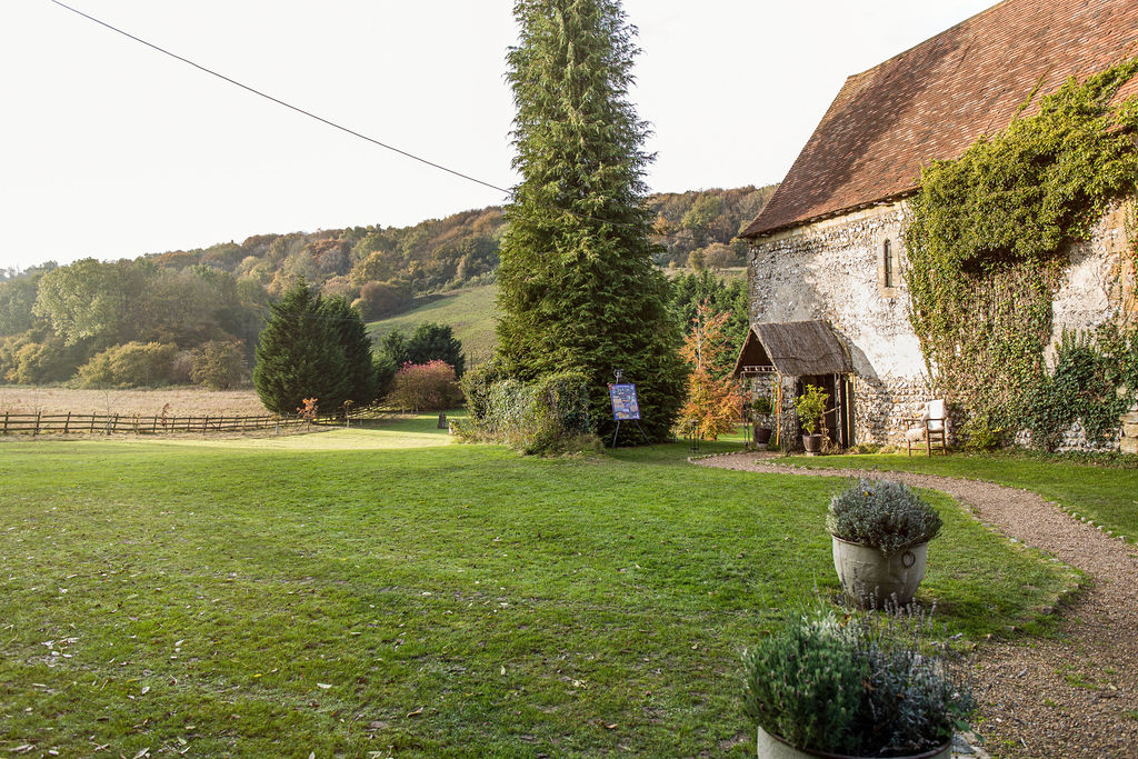 Halloween Wedding With Handfasting Ceremony at The Lost Village of Dode, Kent