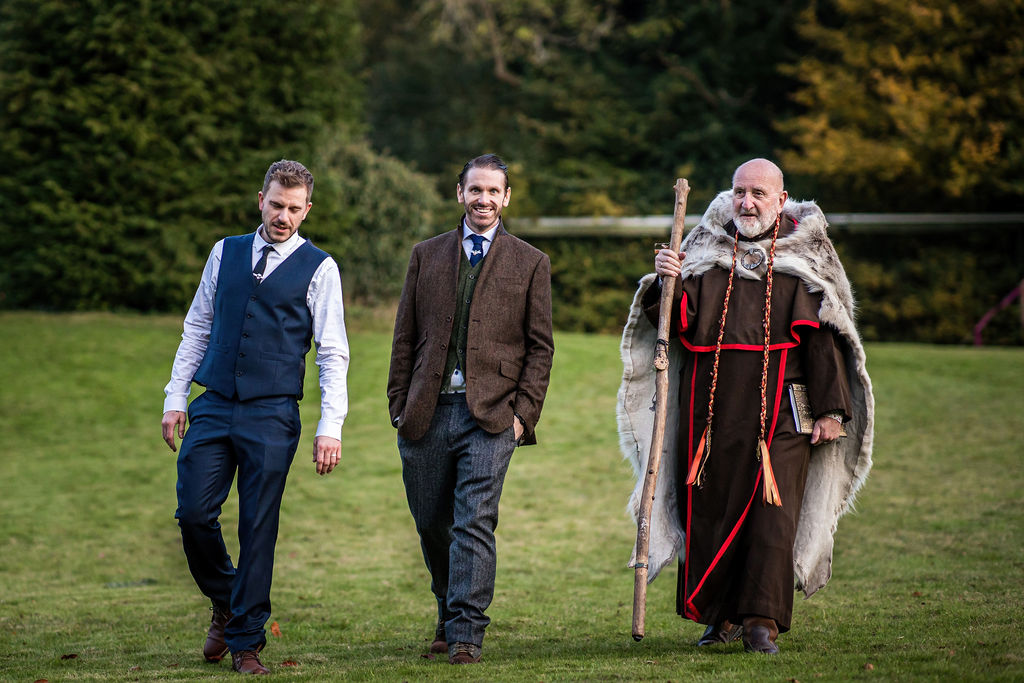 Halloween Wedding With Handfasting Ceremony at The Lost Village of Dode, Kent