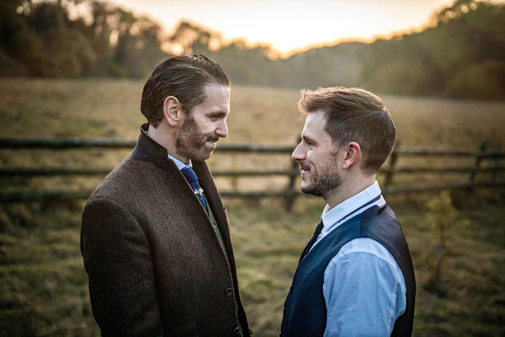 Halloween Wedding With Handfasting Ceremony at The Lost Village of Dode, Kent