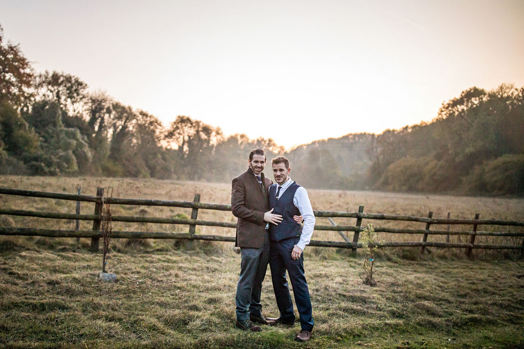 Halloween Wedding With Handfasting Ceremony at The Lost Village of Dode, Kent
