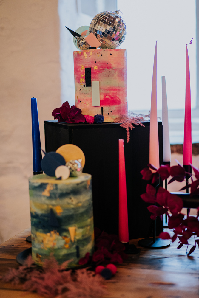 Modern Neon 1980s Inspired Wedding At Ponden Mill, Yorkshire